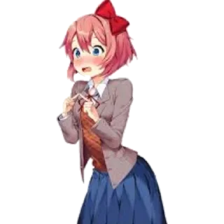 😳 emoji Sayori Pack Telegram sticker 21 of 59