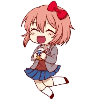 😂 emoji Sayori Pack Telegram sticker 14 of 59