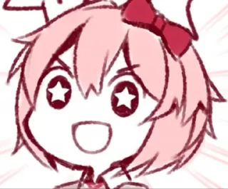 😃 emoji Sayori-pack by @sayoriforever Telegram sticker 6 of 40
