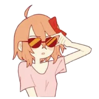 😎 emoji Sayori Pack Telegram sticker 7 of 59