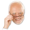 😬 emoji Hide The Pain Harold Telegram sticker 6 of 12