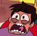 😱 emoji Marco Diaz Telegram sticker 15 of 40