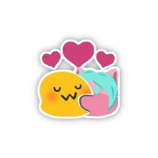 🤗 emoji riku's blobs (nano) Telegram sticker 19 of 23