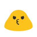 😡 emoji Cute Blobs Telegram sticker 14 of 73