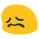 😖 emoji Blobs Telegram sticker 17 of 120