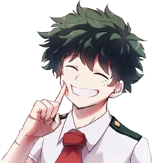 😁 emoji Deku — @stckrRobot Telegram sticker 6 of 85