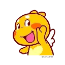 👋 emoji QooBee Agapi- @MochaStickers Telegram sticker 18 of 36