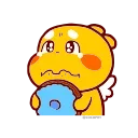😢 emoji QooBee Agapi- @MochaStickers Telegram sticker 7 of 36