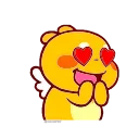 Sticker from QooBee Agapi- @MochaStickers