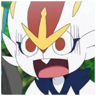 😁 emoji Cinderace Telegram sticker 12 of 14