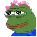 😍 emoji PePe By @imkyle Telegram sticker 9 of 52