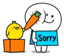 😔 emoji Spoiled Rabbit Smile Person Carrot Telegram sticker 22 of 41