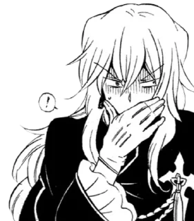 🤭 emoji Pandora Hearts Telegram sticker 21 of 67