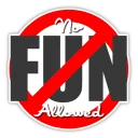 😡 emoji No Fun Allowed Telegram sticker 18 of 20