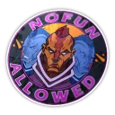 😡 emoji No Fun Allowed Telegram sticker 12 of 20