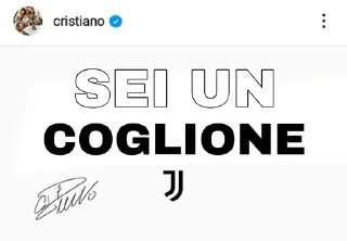 Sticker from Frasi di Ronaldo