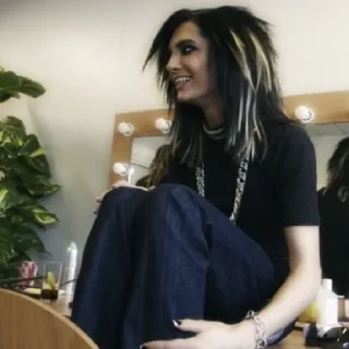 😕 emoji Bill Kaulitz 💖 Telegram sticker 23 of 47