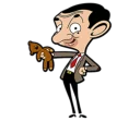 Sticker from Mr Bean