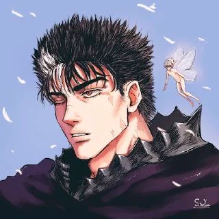 Sticker from @Blackcat_Dub|berserk|Guts and..