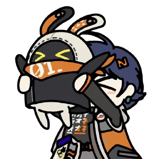 😝 emoji Zenless Zone Zero Animated | @KyouinArchive Telegram sticker 23 of 30