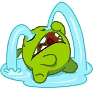 😭 emoji Om Nom Telegram sticker 11 of 42