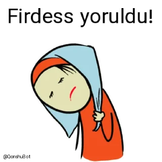 😣 emoji Firdess @Qonshubot Telegram sticker 9 of 31