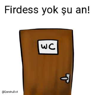 🚽 emoji Firdess @Qonshubot Telegram sticker 22 of 31