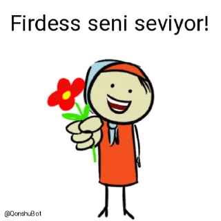 ❤️ emoji Firdess @Qonshubot Telegram sticker 8 of 31