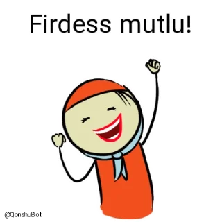 😄 emoji Firdess @Qonshubot Telegram sticker 12 of 31