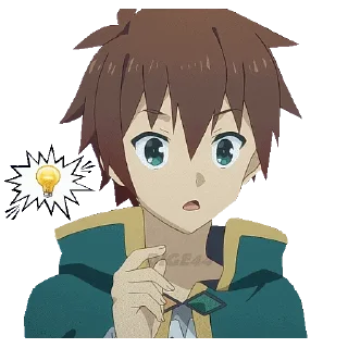 💡 emoji @STIKERFORALL 🏴󠁧󠁢󠁥󠁮󠁧󠁿🇺🇸KONOSUBA Telegram sticker 23 of 75