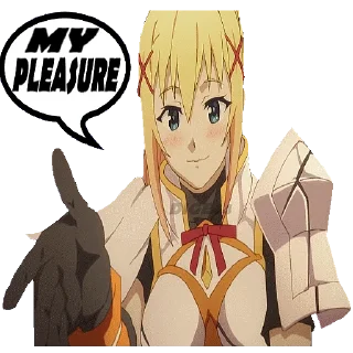 🤝 emoji @STIKERFORALL 🏴󠁧󠁢󠁥󠁮󠁧󠁿🇺🇸KONOSUBA Telegram sticker 11 of 75