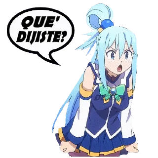 💬 emoji @STIKERFORALL 🇪🇸KONOSUBA Telegram sticker 15 of 75