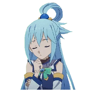 🤔 emoji @STIKERFORALL 🇪🇸KONOSUBA Telegram sticker 24 of 75