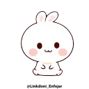🤔 emoji Happy bunny • @linkdoni_enfejar Telegram sticker 9 of 24
