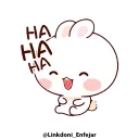 😂 emoji Happy bunny • @linkdoni_enfejar Telegram sticker 10 of 24