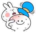 😫 emoji Spoiled Rabbit Summer Telegram sticker 8 of 40