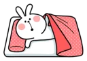 😴 emoji Spoiled Rabbit Telegram sticker 24 of 120