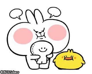 😤 emoji Spoiled Rabbit Animation 2 Telegram sticker 19 of 25