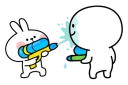💦 emoji Spoiled Rabbit Summer Telegram sticker 19 of 40