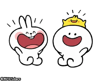 😂 emoji Spoiled Rabbit Animation 2 Telegram sticker 15 of 25