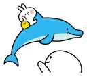 🐬 emoji Spoiled Rabbit Summer Telegram sticker 22 of 40