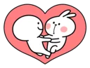 😍 emoji Spoiled Rabbit Telegram sticker 17 of 120