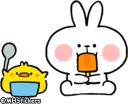 🍦 emoji @MHStickers Spoiled Rabbit Summer Telegram sticker 7 of 41