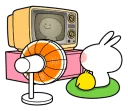 📺 emoji Spoiled Rabbit Summer Telegram sticker 15 of 40