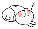😴 emoji Spoiled Rabbit Telegram sticker 12 of 120