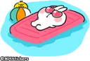 😎 emoji @MHStickers Spoiled Rabbit Summer Telegram sticker 8 of 41