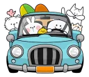 🚗 emoji Spoiled Rabbit Summer Telegram sticker 20 of 40