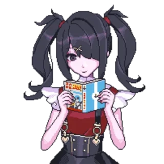 📖 emoji Ame Chan!! @mango_rulez Telegram sticker 6 of 48
