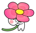 🌺 emoji Spoiled Rabbit Small For You Telegram sticker 21 of 41