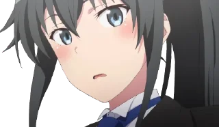 😧 emoji Oregairu (Season 3) Telegram sticker 8 of 64